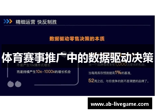 体育赛事推广中的数据驱动决策
